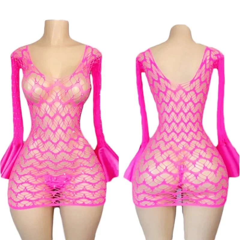 Ailangke Wholesale Customize Hot Girls Shiny Two Piece Outfits Women Diamond