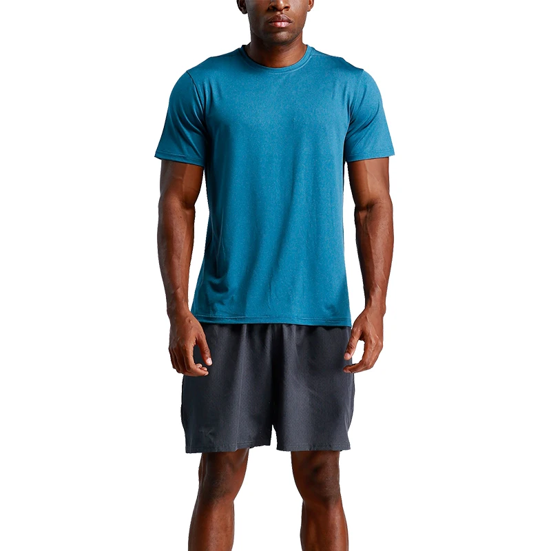 
Hot Sale Custom Brand Tracksuits Mens Jogging Clothing Quick Dry T-shirt Running Shorts 2 Piece Set 