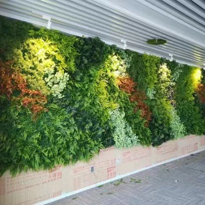 Hot Sale Decorative Plastic Boxwood Hedge Panel Artificial Plants Grass Green Wall for Vertical Garden
