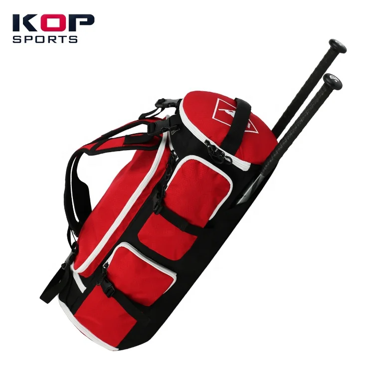 2021 KOP SPORTS  Customized Team Duffel Bat Bag Gym Baseball Duffel Bag With Shoe Compartment