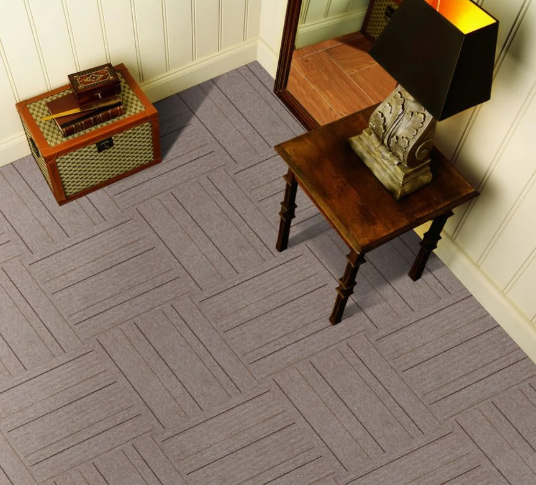 Customized Luxury Hotel Commercial Flame retardant carpet Tile 50*50 Floor square carpet tile for office