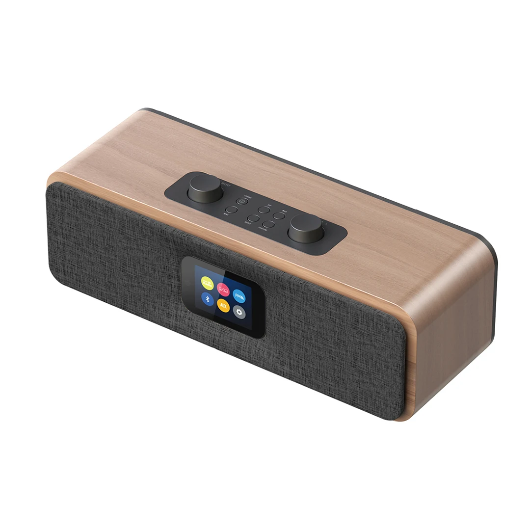 Home stereo Audio Wooden case 10W RMS DAB FM Wifi internet radio