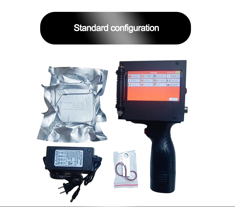 1-inch Dual Head Portable Handheld Inkjet Printer New Direct Sale Manufacturer Retail Label Printing 50.8mm Printing Height