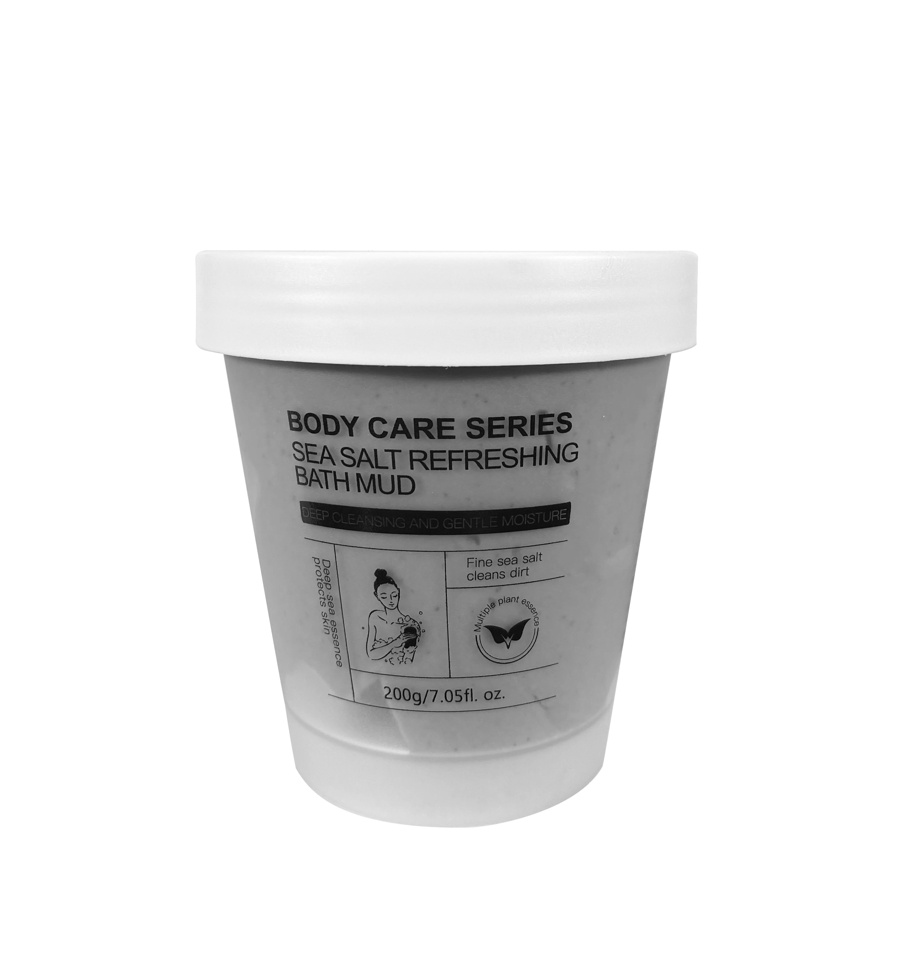 OEM Private Label   Beauty Body Scrub Moisturizing Nourishing Bath Products personal care product dead sea salt skin remover gel