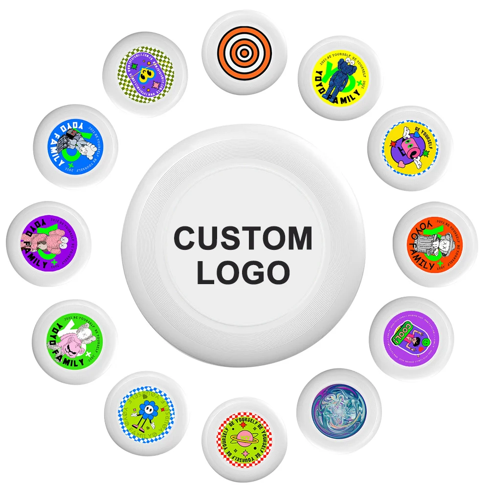 Custom Print Adult Professional Competitive Sports Disc PE Ultimate Frisbeed 175g