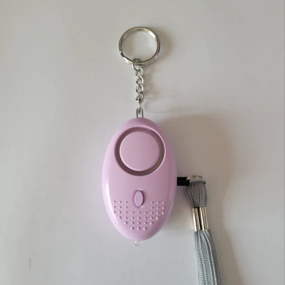 Girl Women Mini Bag Keychain Self Defense Security Alert Safety 130dB Scream Loud Personal Wallet Keychain Alarm