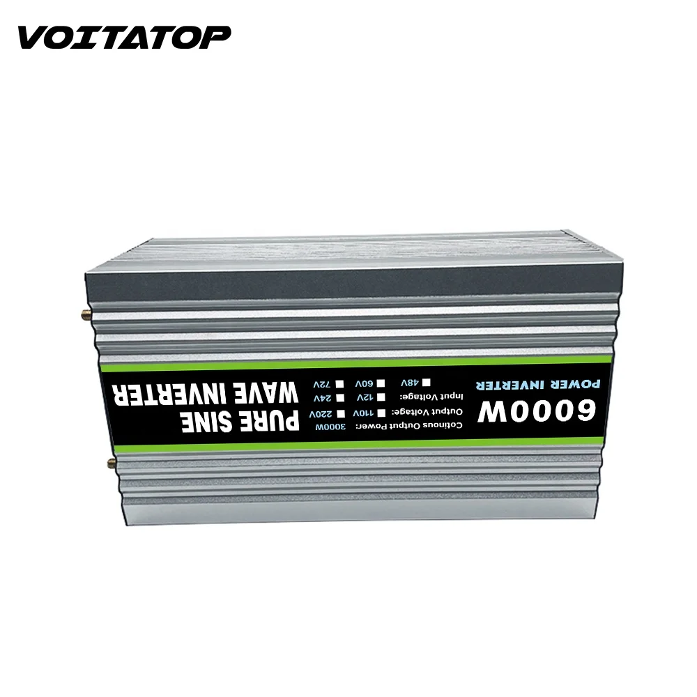 Factory Price 3000W 6000W Pure Sine Wave Inverter 12V 24V 220V Inverter dc to ac converter with Overload Protection