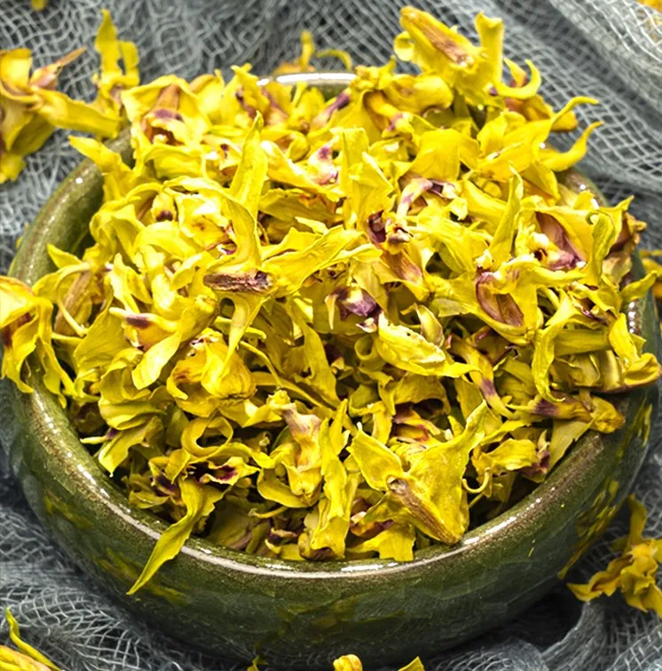 Shi Hu Hua  Dried Dendrobium Flower  Herb Tea