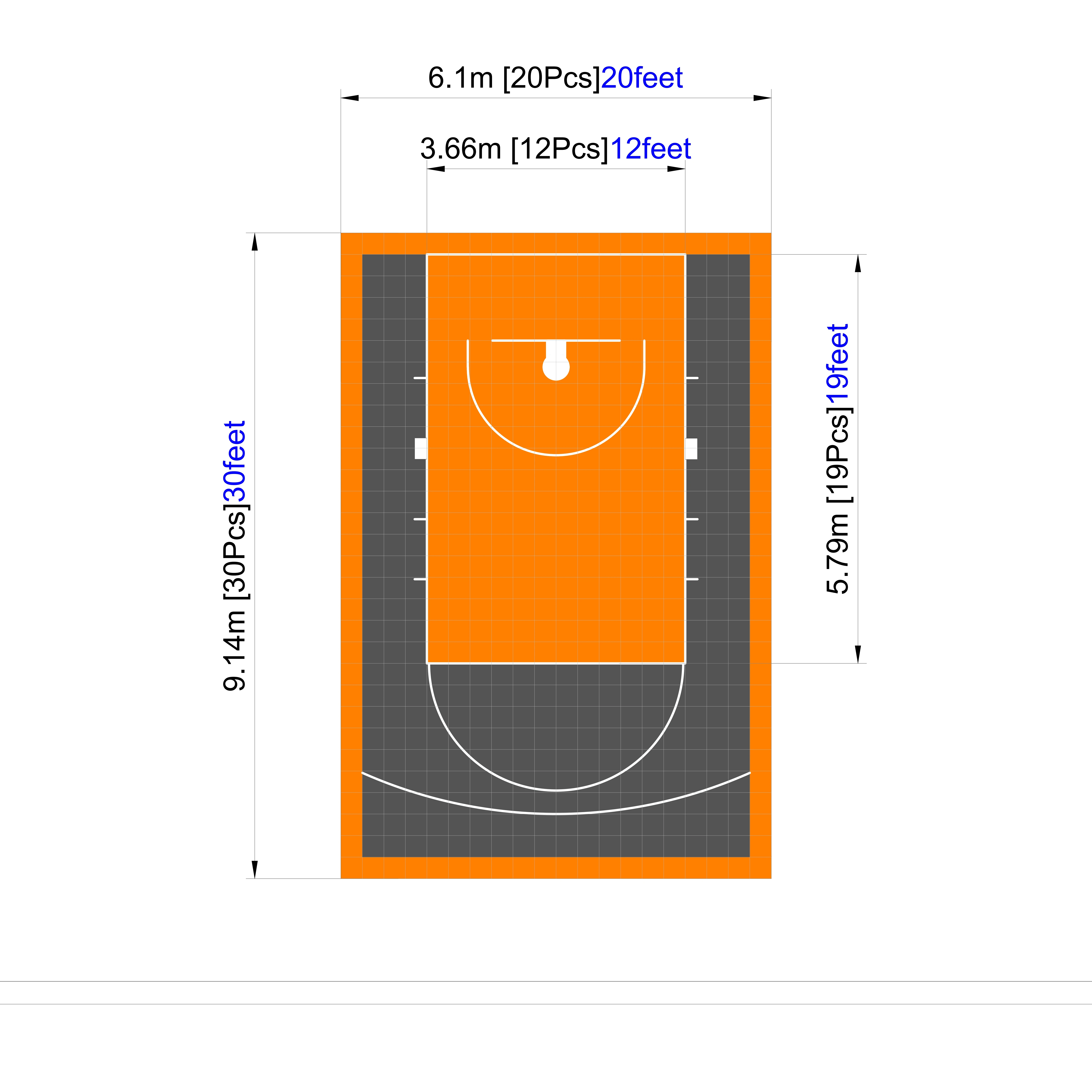 Ce Standard Portable Interlocking Roller Skating Flooring Indoor Plastic Floor All Games 10 Years 297g/pcs CN;SIC T-RGS RCHS