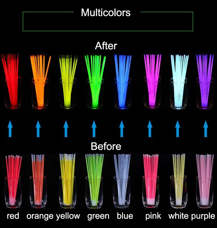 Play Party 100 500 Bulk Bracelets Ultra Bright Glow In The Dark Sticks Supplies