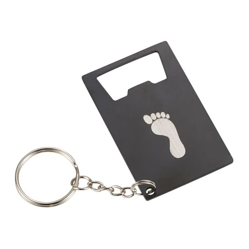 
 Открывалка для бутылок в форме кредитной карты с дизайном кольца для ключей  