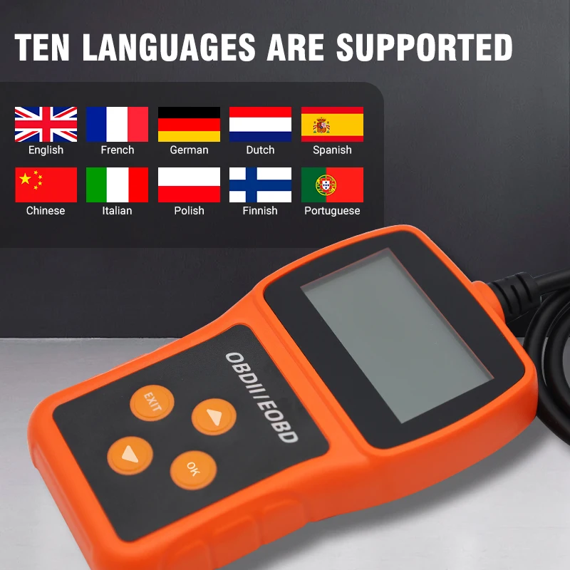 Diagnostic Car Reader Tool Auto OBD Battery Lifespan Tester Automobile Code Reader Car Fault Detector