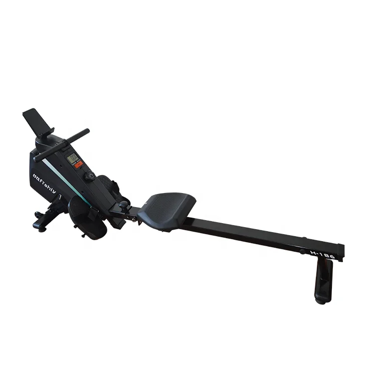 Складная магнитная гребная машина Crossfit на заказ, коммерческая Складная магнитная гребная машина с экраном