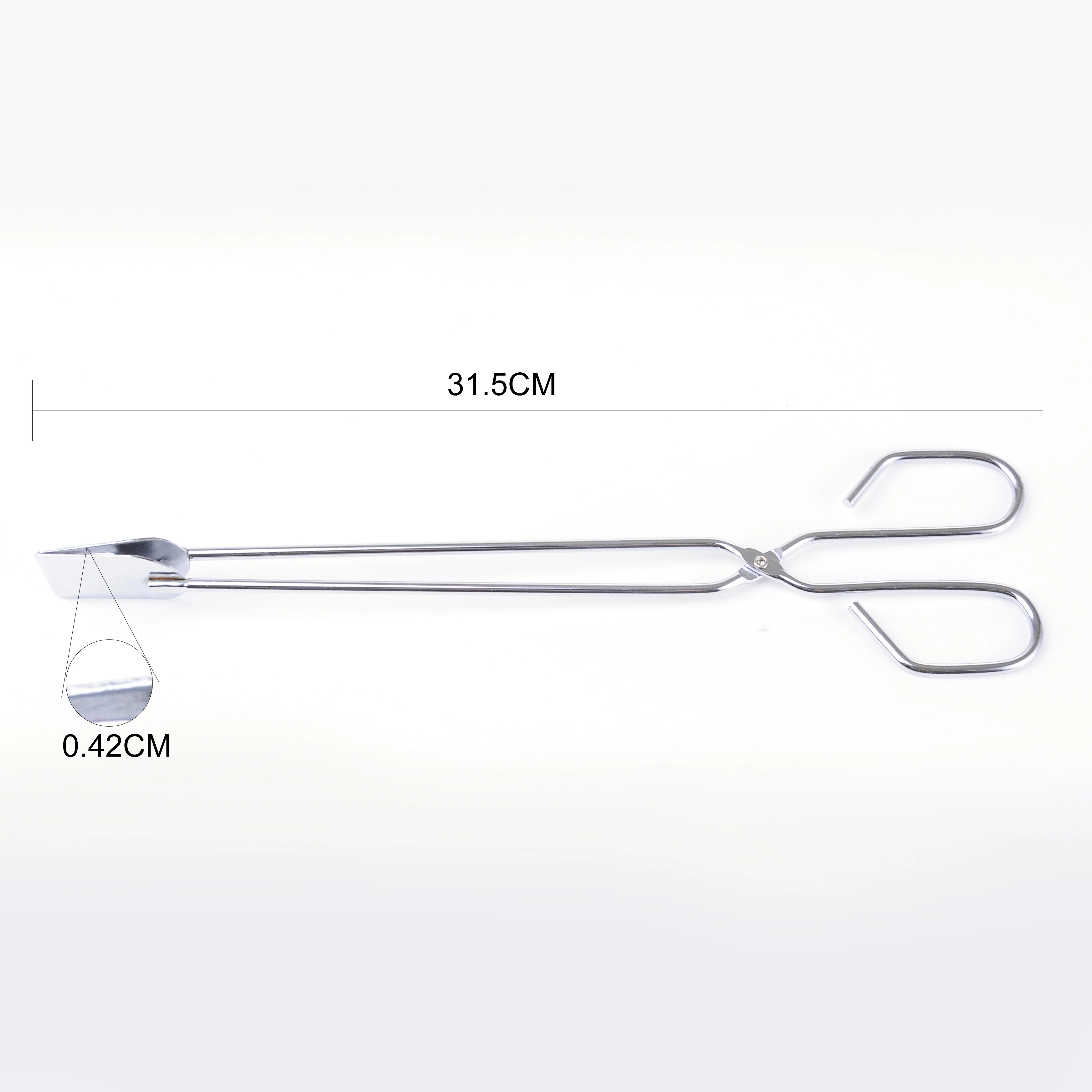 Cooking Food Tong, Barbecue Bread Scissors Clip,stainless Steel Tools Metal Food Processor BBQ Coconut Bowl Set 2 2 Per Kit