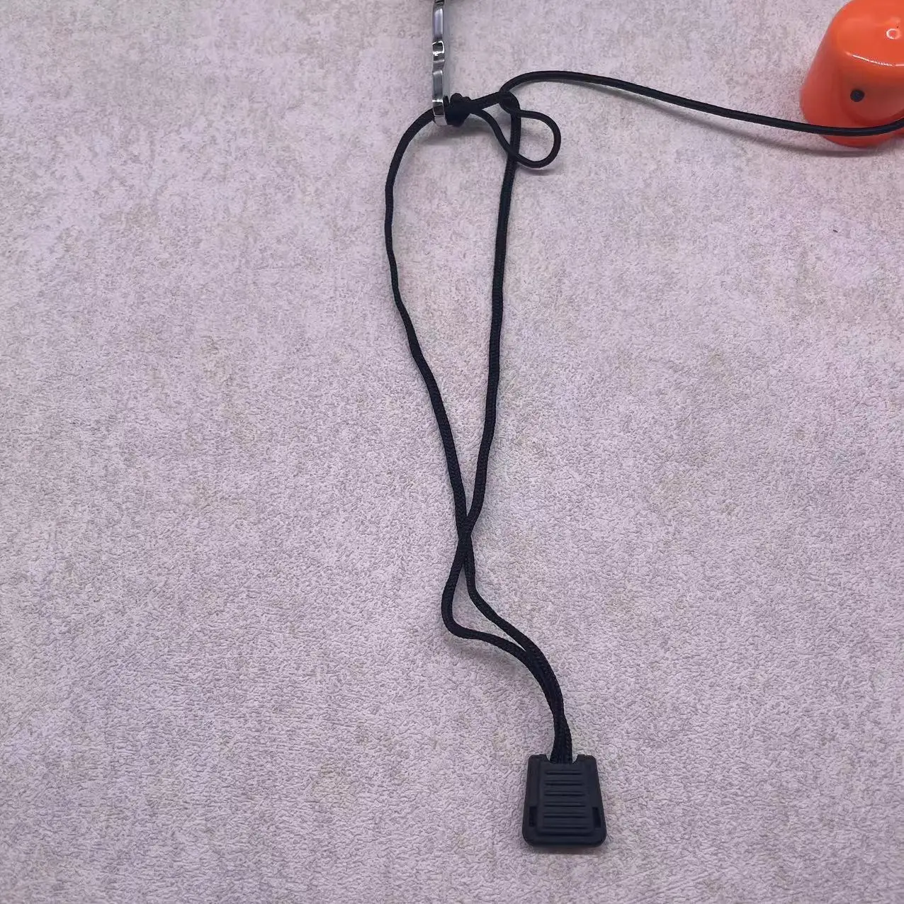 Scuba Rattle Stick Silver with Clip Diving Pointer Stainless Signal Loudest