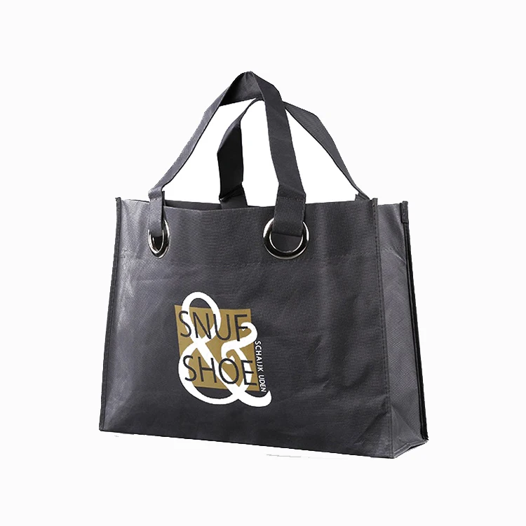 Green ecfriendly non woven laminated polypropylene bag