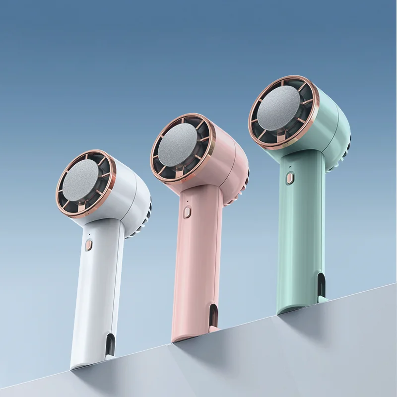 Factory Manufacture Custom Logo Hand Held Electric Fan Portable Mini Handheld Personal Portable Air-Cooling Fan