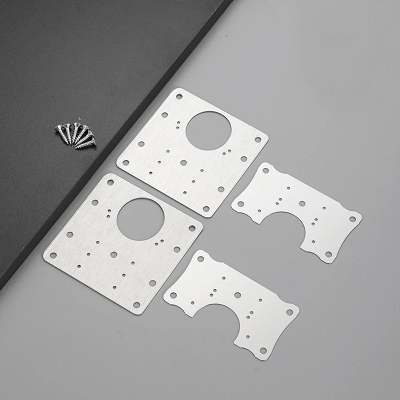 High Quality Furniture Hardware Easy installation Stainless Steel Cabinet Hinge Repair Plate With Screws