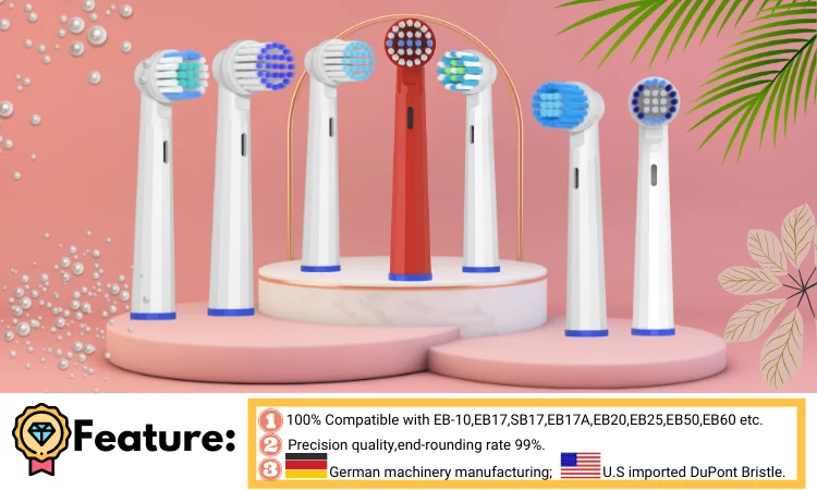 Direct selling vibrator popular massage gums plastic replacement double clean o ral-b toothbrush heads