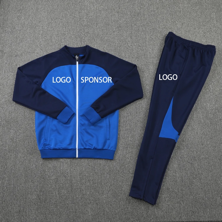 Football Uniforms High School 2022 New Men Soccer Jerseys Sets Running Jackets Sports Long Sleeve Jacket Football Tracksuit