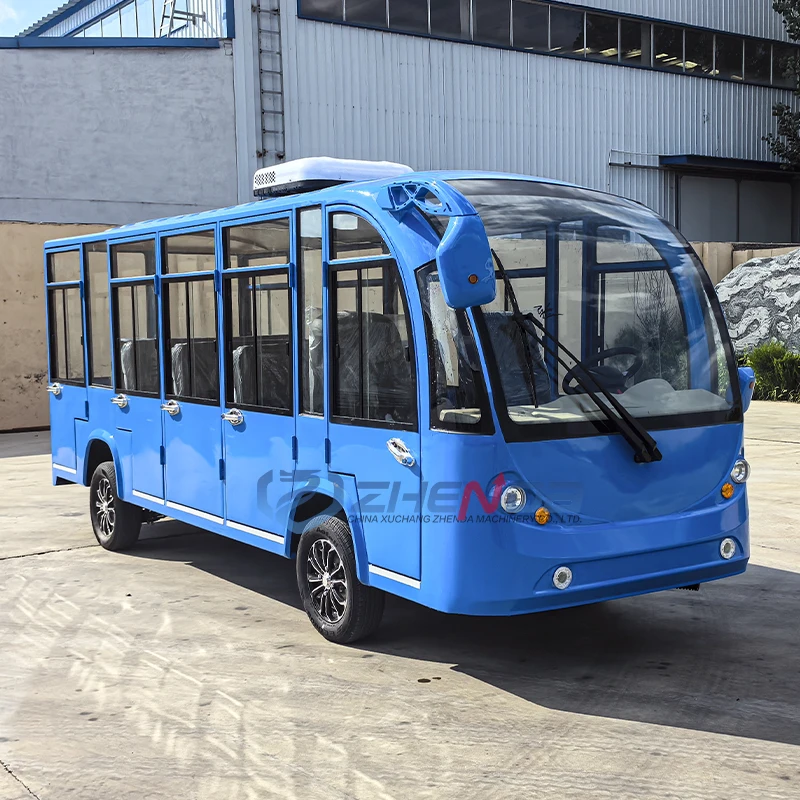 Новый экскурсионный автобус 14 мест Электрический фонарь солнечный новые автомобили городской внедорожник гостиничный парк развлечений автомобиль
