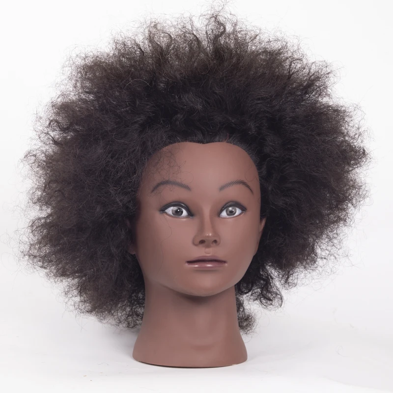 
Hot selling African Afro doll head mannequin training head dummy head 