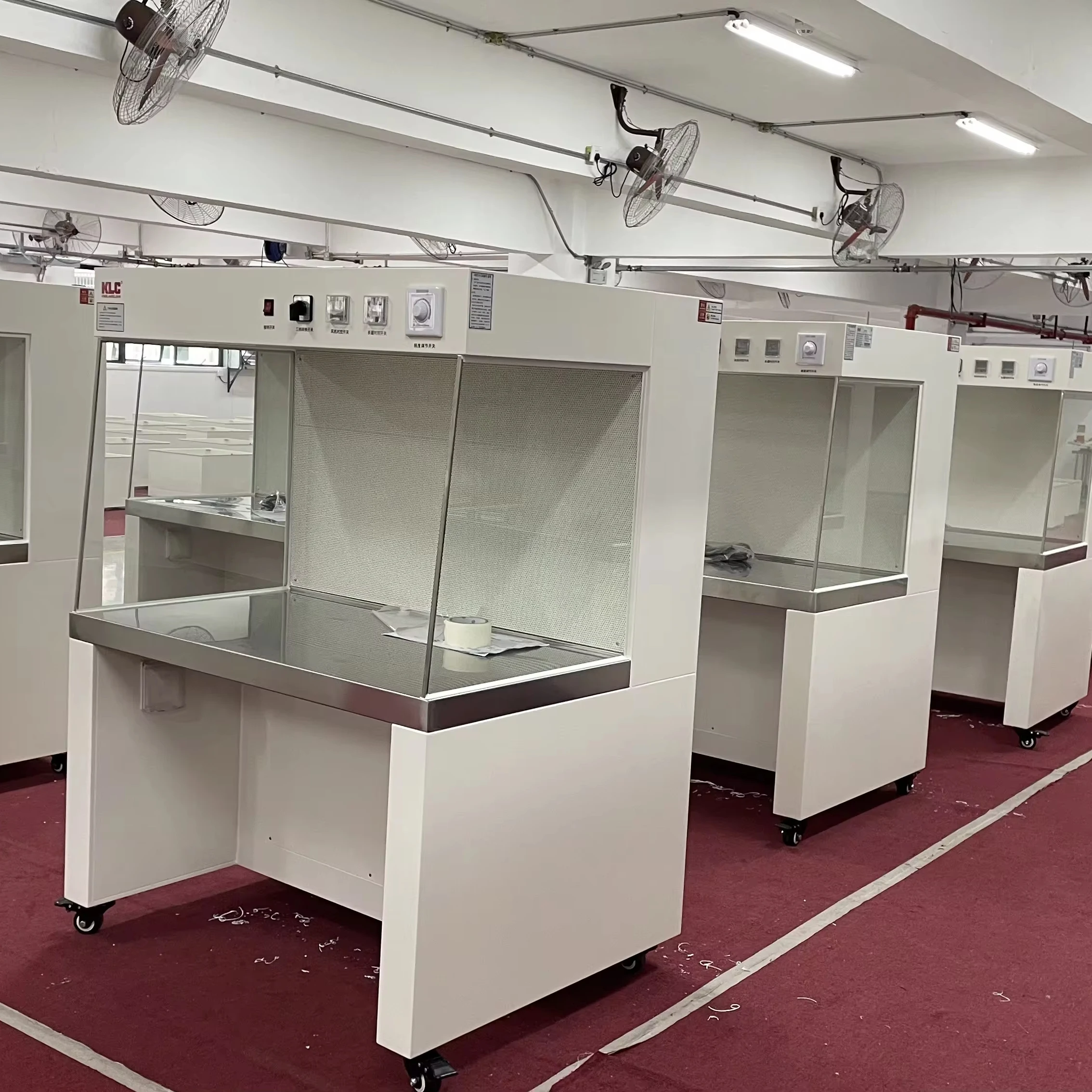 Vertical Air Supply Laminar Flow HoodDesktop Clean Bench for laboratory Laminar Flow Small Cabinet Equipment