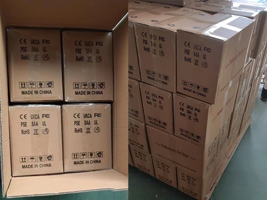 Высокая скорость теплый ветер собака кошка уход за домашними животными автоматическая воздуходувка фен для домашних животных