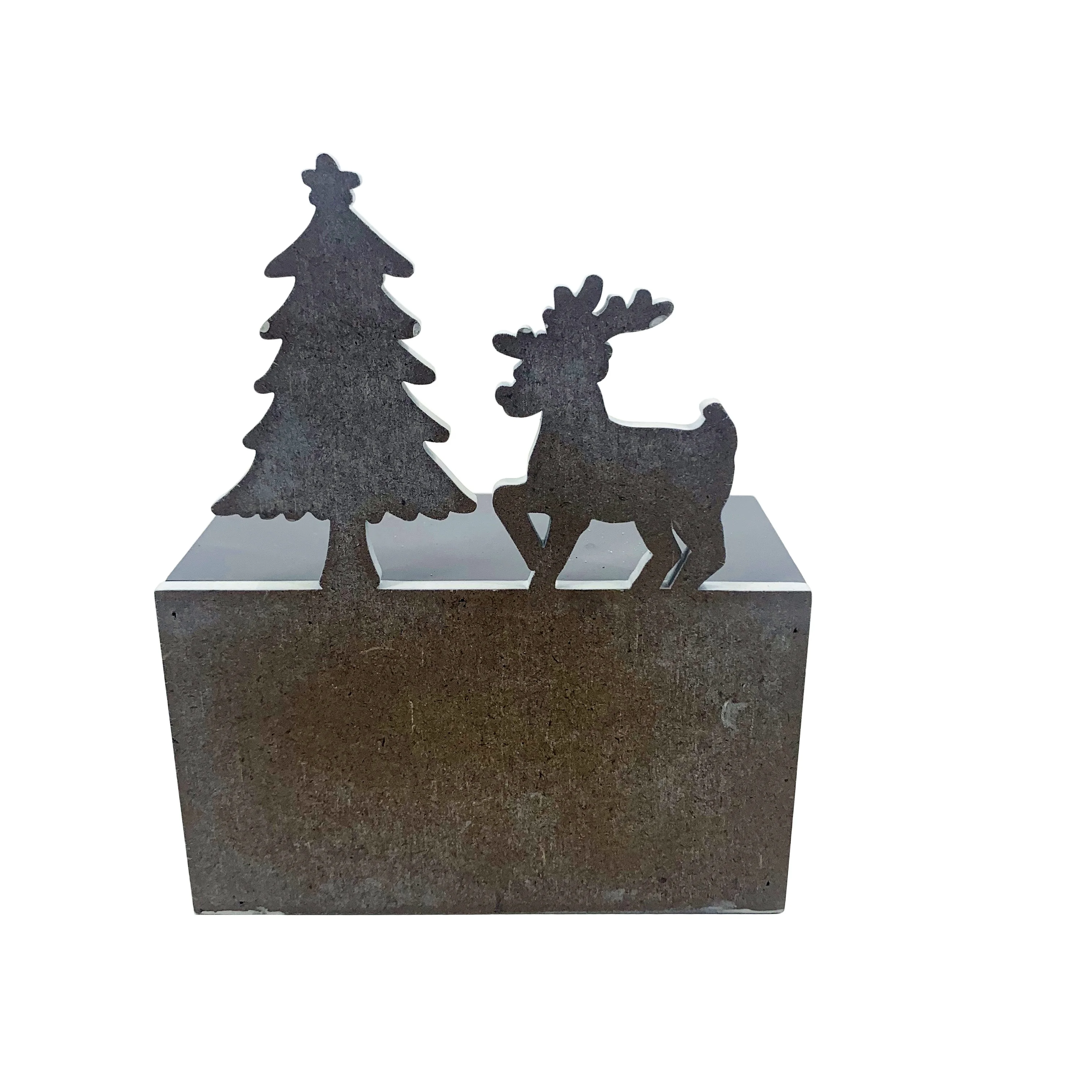 Креативные рождественские подарки на заказ, украшение для дома, офисный стол, деревянный небольшой календарь