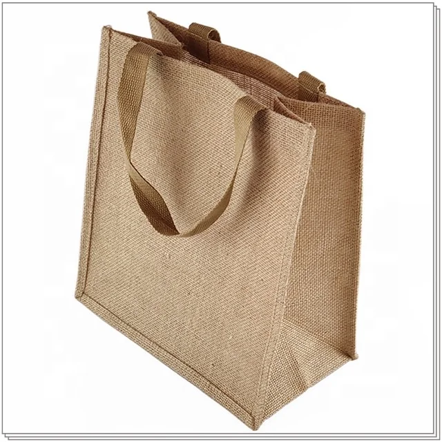 Jute linen bag custom logo gifting bag eco-friendly small jut bag