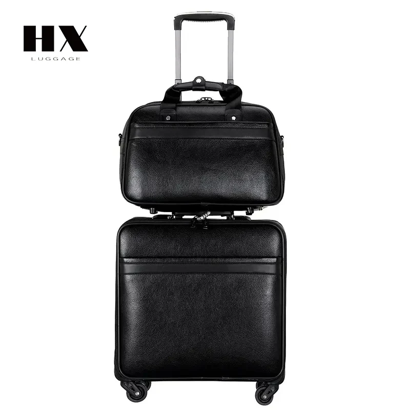 Travelpro Platinum Elite Hardside Expandable Spinner Wheel Luggage PU Leather Business Luggage Set For Men and Woman Luxury Set