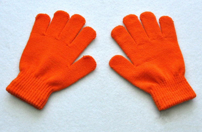Детские зимние волшебные перчатки, Детские эластичные теплые волшебные перчатки, вязаные перчатки для мальчиков и девочек