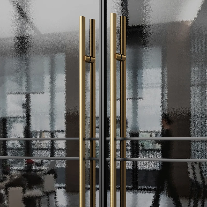 Guangdong под заказ OEM/ODM стеклянная дверь для ванной комнаты деревянная дверная ручка из нержавеющей стали стеклянная дверная ручка для душевой комнаты