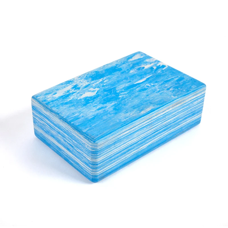 Body Building EVA Double Color Marble Large Yoga Foam Blocks