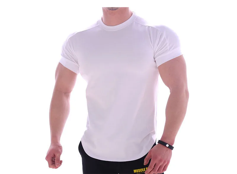 Customized Muscle Brothers Light Board Running Sports Leisure Short Sleeve T-shirt