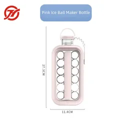 Кухонные Принадлежности для бара, силиконовые формы без бисфенола А для приготовления льда, бутылочка для льда с крышкой, поднос для льда