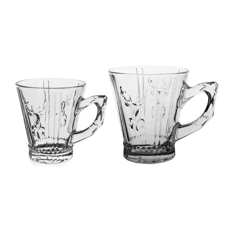 tea mugs creative clear glass cups for tea and coffee 8oz Christmas gift elk deer shape home hotel ABO RTS