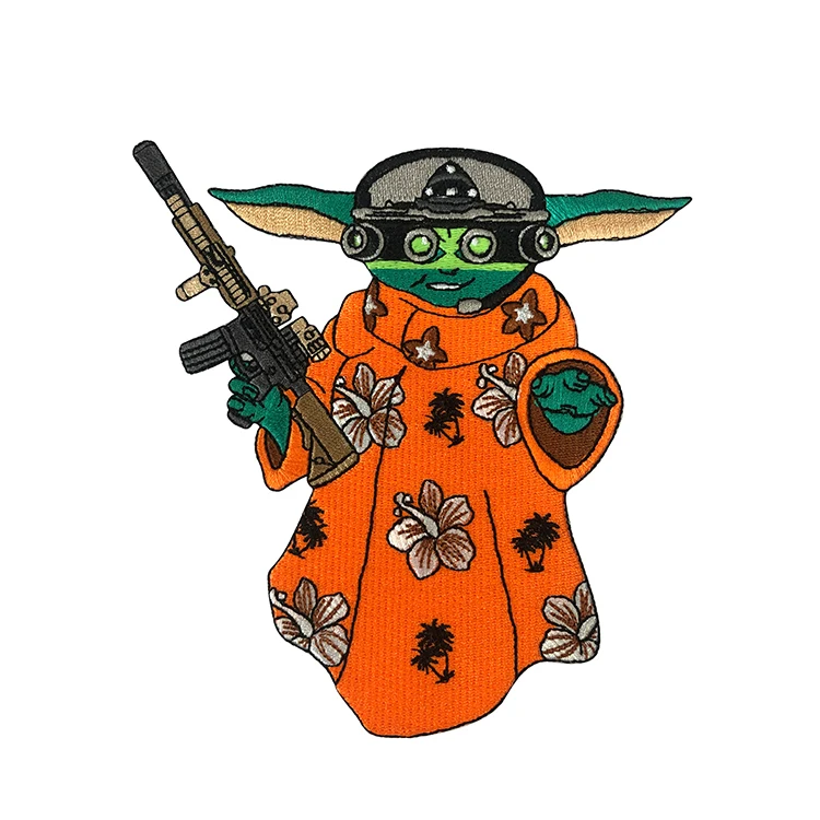 Custom Embroidery Patch Iron On Heat Cut Embroidery Patch Custom Chenille Patches