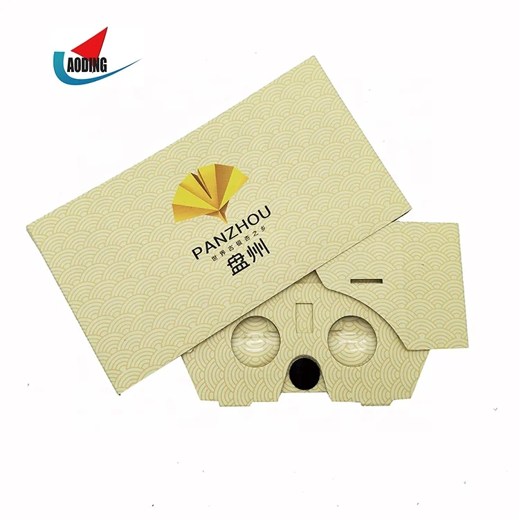 Карманные мини-Очки виртуальной реальности VR Google Cardboard V3.0, складной 3D просмотр для смартфона