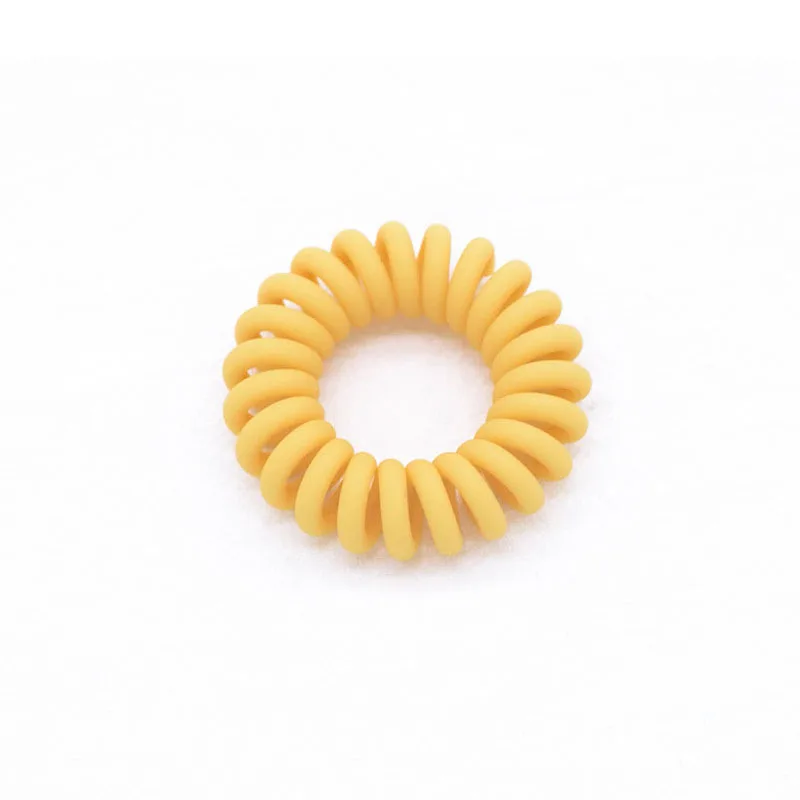 INS 3.5cm Telephone Wire Elastic Hair Band  Cord Rubber Band Hair Tie Stretch Head Band