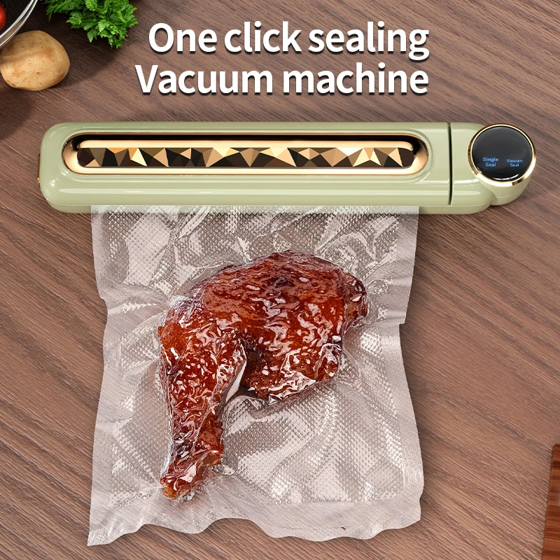 Commercial Electric Vacuum Food Sealer Machine Multifunction Household Plastic Vacuum Machine Factory Hot Sell Food Preservation