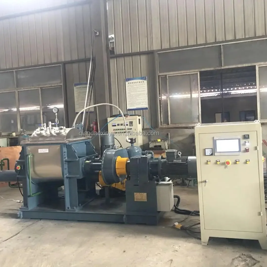 Hydraulic Tilting Sigma Blades Kneader Double Electric Heater Sigma Mixing Kneader Jacket Heating Sigma Kneader Extruder