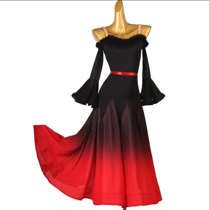 MQ265-1 2021 modern dance clothes new dress  performance skirt national standard dance Dress