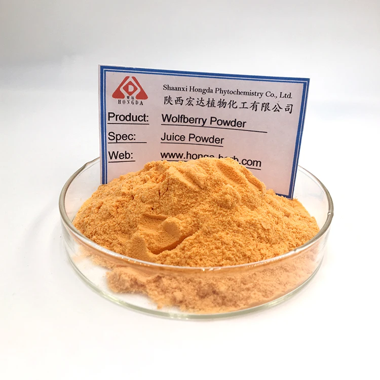 Factory Supply Lycii Fructus Fruit Powder Chinese Wolfberry Powder Goji Berry Fruit Powder