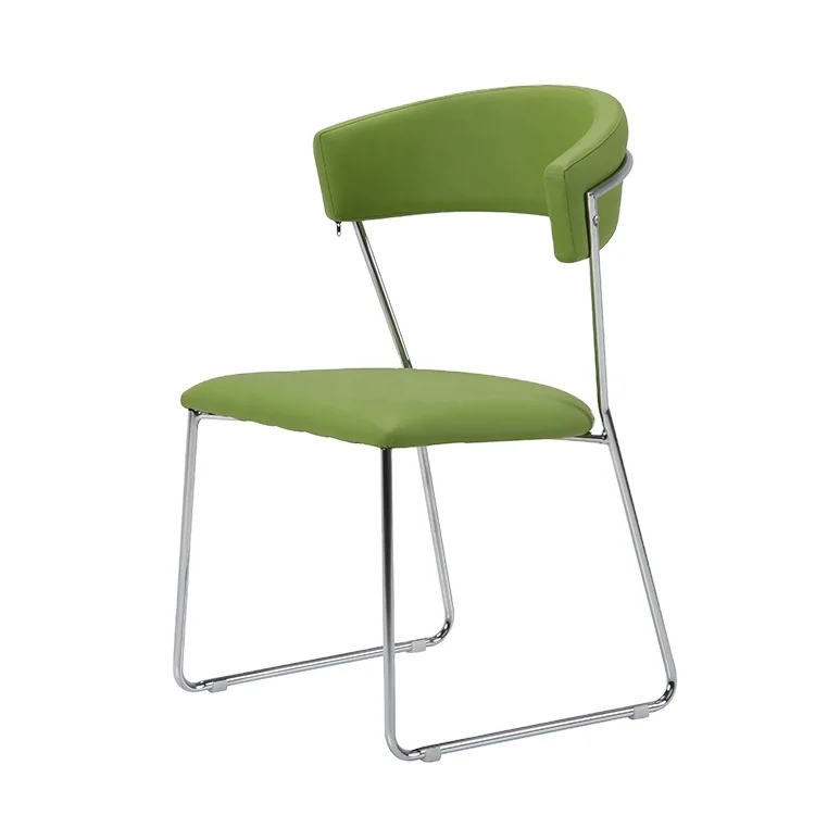 Free Sample Modern Morgan Red Si Stackable European Patchwork Merdern Dinning Room Green Fabric Dining Chair With Fabric Surface