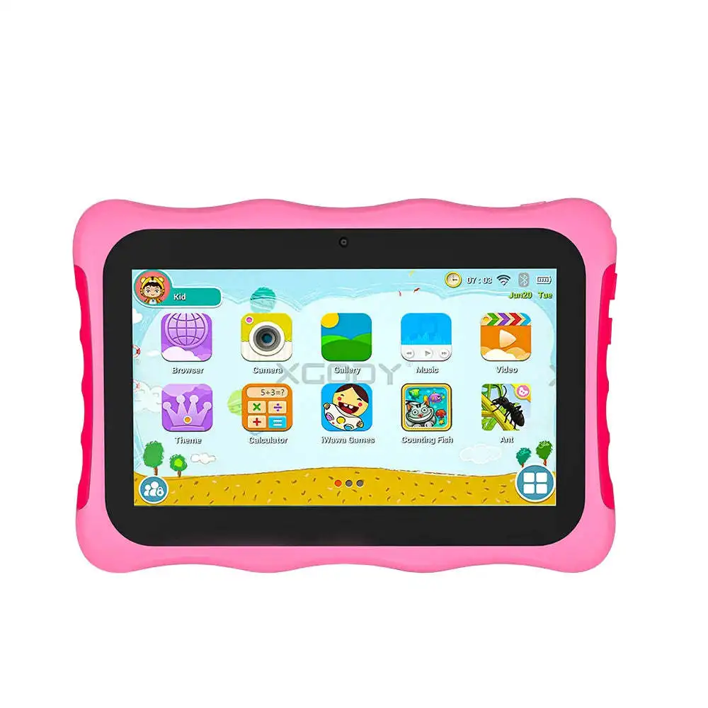 HOT SELLING Android 10 7 inch oem android tablet in stock wifi tablet  educational tablet for children RAM 4+64GB