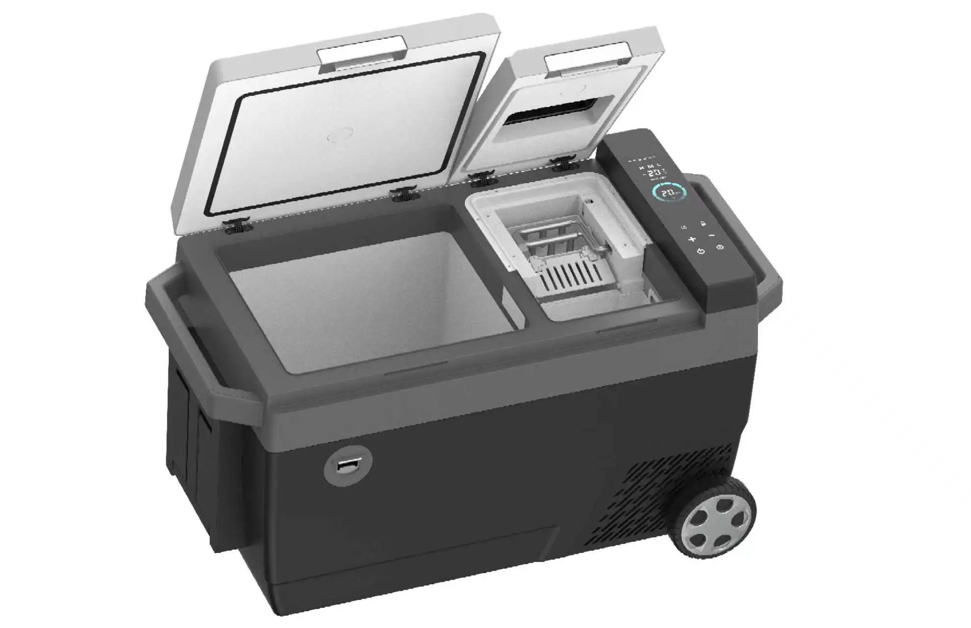 Latest product 42~52l 12v 24v Refrigerator Fridge Mini Freezer For Car Outdoor Caravan Fridges for Toyota Car