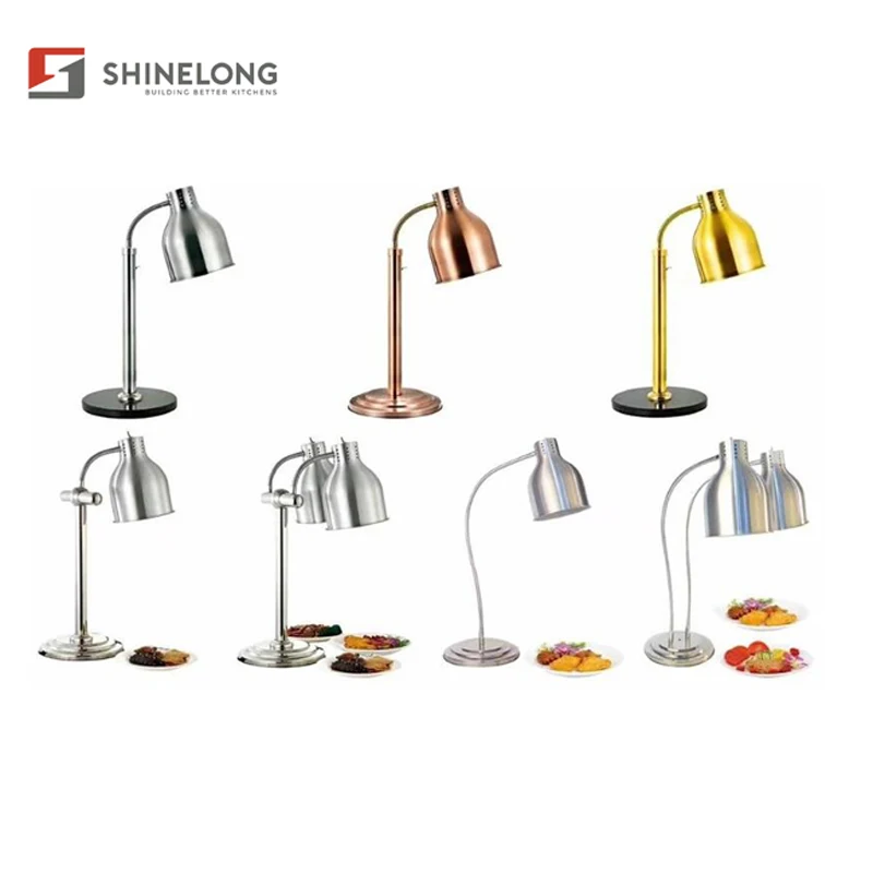 Commercial Restaurant Equipment Hotel Table Heating Lamp 4-Bulb Heat Food Warmer Lamp