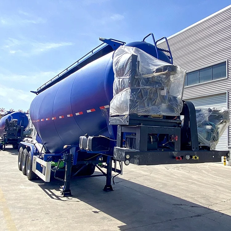 Low price bulk cement tanker trailer 30ton 40tons 50ton 3axles cement tank semi trailer