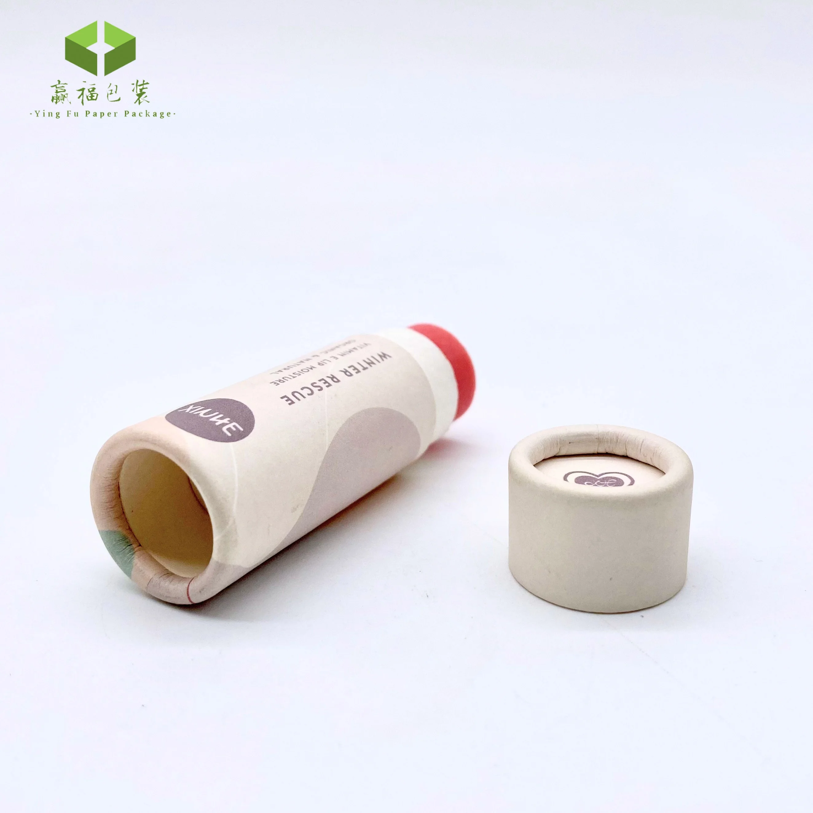 Aluminum free deodorant in paper tube packaging old spice kraft paper tube for lip balm eco for 10ml 30ml 50ml